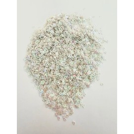 Unbranded Heart Holographic Confetti, Glitter, White , Party, Card, DIY, Table Scatter