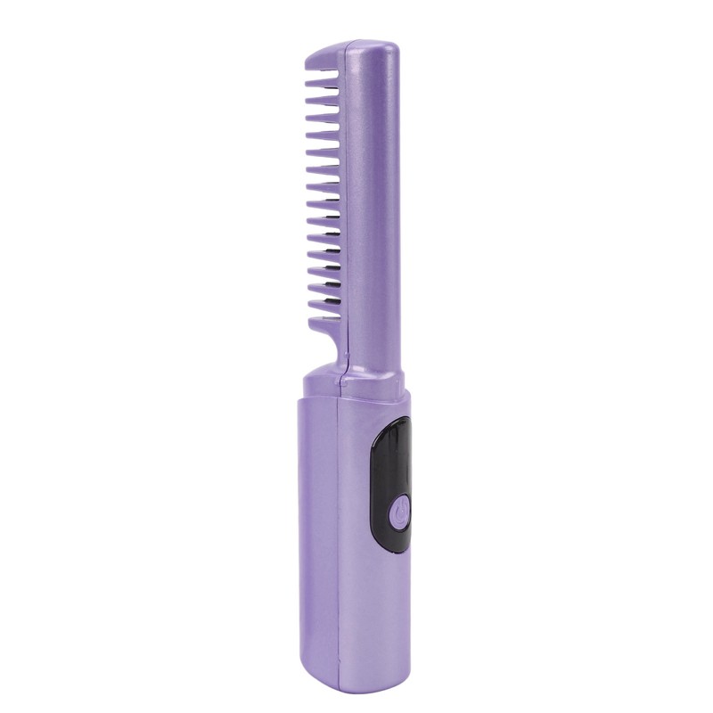 Wireless Hair Straightening Comb Compact USB Charging Portable Hair Straightener