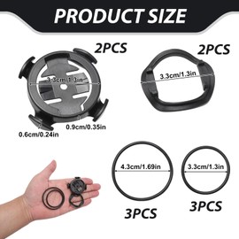 Quarter-turn Bike Mount Compatible with Garmin,Out Front Bracket GPS Cycling Bicycle Computer Mount Quarter Turn Mount Compatible with Garmin | XOSS G/G+ | iGPSPORT Bike GPS Computer