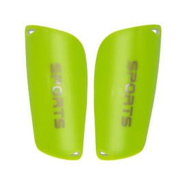 TRADERPLUS Soccer Shin Guards with Sleeves Protective Soccer Equipment EVA Cushion for Men Women for Football Match (Green)