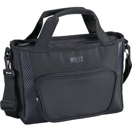 ZETT BA7224 Baseball Tote Bag, Mini Tote Bag, Black
