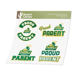 Desert Cactus Norfolk State University Sticker Vinyl Decal Laptop Water Bottle Car Scrapbook (Proud Parent Sheet)