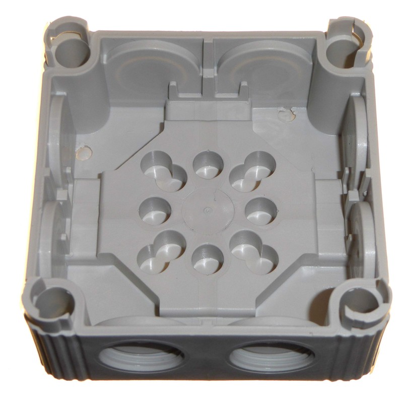 5pk Wiska Combi 308/5 Grey Outside Junction Box with Terminal