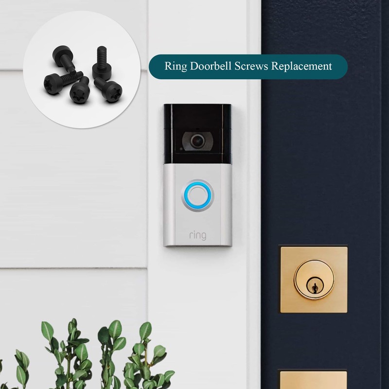 Doorbell Screwdriver Replacement,Premium Ring Doorbell Screws Set,Ring Doorbell Screws, Video