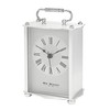 Widdop Carriage Clock in Aluminium Casing with Roman Numeral Dial