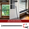 2 Pack Door Security Bar – Anti-Slip 600LB Heavy Duty