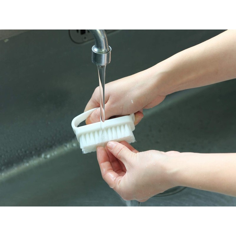 Brosse Hand Wash Brush, Made in Japan, White, Made in