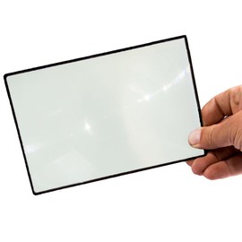 Premium 7" Page Magnifier Fresnel Lens for Reading