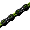KMC Unisex's DLC 11 Speed Chain, Black/Green, 118 Links