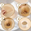 100-Pack Unbleached Coffee Filters, Disposable Cone Filter Papers for 1-2
