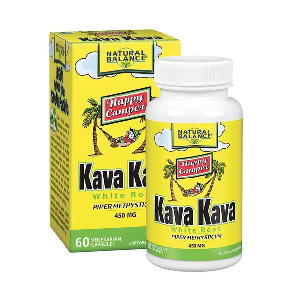 Natural Balance Kava Kava Root | Natural Supplement Helps Support Relaxation & Stress Reduction | 60 Veggie Capsules
