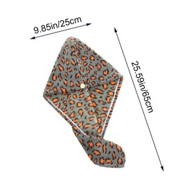 3 Pcs Leopard Microfiber Hair Towel Wrap Super Absorbent Twist Turban Dry Hair Caps Hair Drying Towel for Drying Hair Quickly