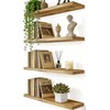 YFYEO Light Wood Floating Shelves for Wall Rustic Wall Shelf