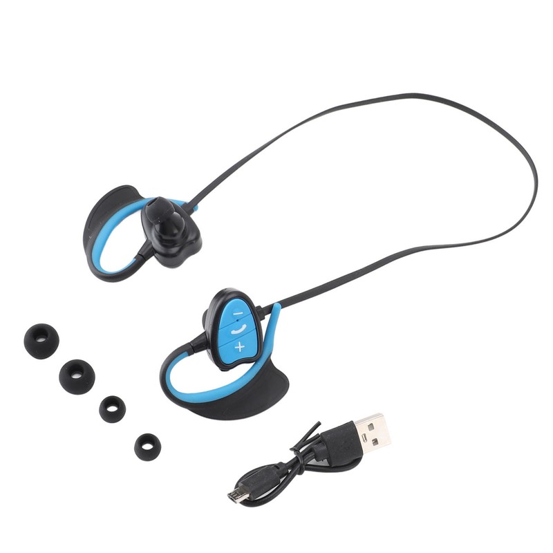 Swimming Headphone Bluetooth Wireless IPX8 Waterproof Intelligent Voice Prompt Noise