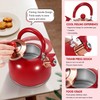 GGC 2.6QT Tea Kettle for Stove Tops, Whistling Tea Kettles