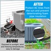 4 Layers HVAC AC Copper Pipe Insulation Cover, 600D Oxford