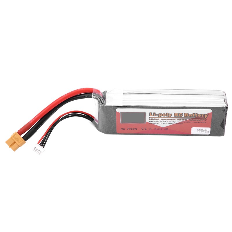 ZOP POWER 3S 11.1V 5000mAh 60C Rechargeable LiPo Battery with