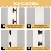 4 Pairs Cabinet Clips Keku Push in Panel Clip Kitchen
