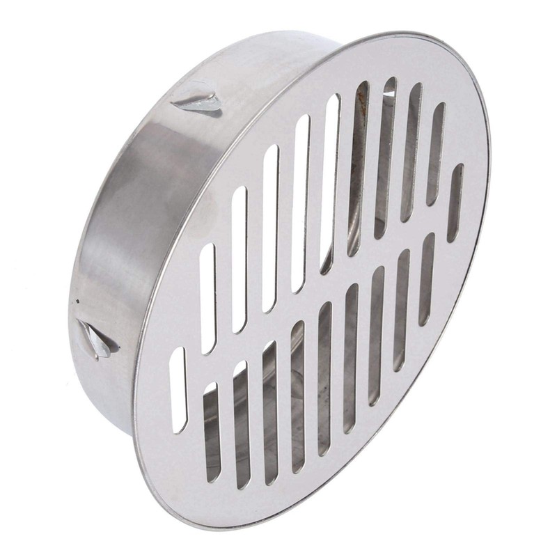 Nivvity Anti Blocking Balcony Floor Drain Stainless Steel Outdoor (160