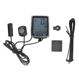Bike Computer Wired Waterproof Bicycle Odometer Speedometer with Backlight Display