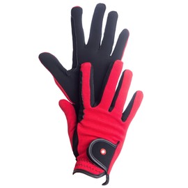 HKM by Reiterladen24 Professional Riding Gloves, Nubuck Imitation Leather, s