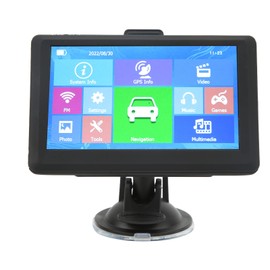 Car GPS Navigator, 5 Inch Touchscreen Car Truck GPS Navigation System 8GB 256M with Voice Guide Speed Camera Warning Razor Sharp High Resolution FM Maps Universal