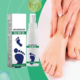 Ximonth Foot Sanitizer Spray with Tea Tree Oil,Clear Foot Sanitizer Spray,Tea Tree Oil Foot Spray, 100 ml/3.5 oz - Specification: 1 bottle