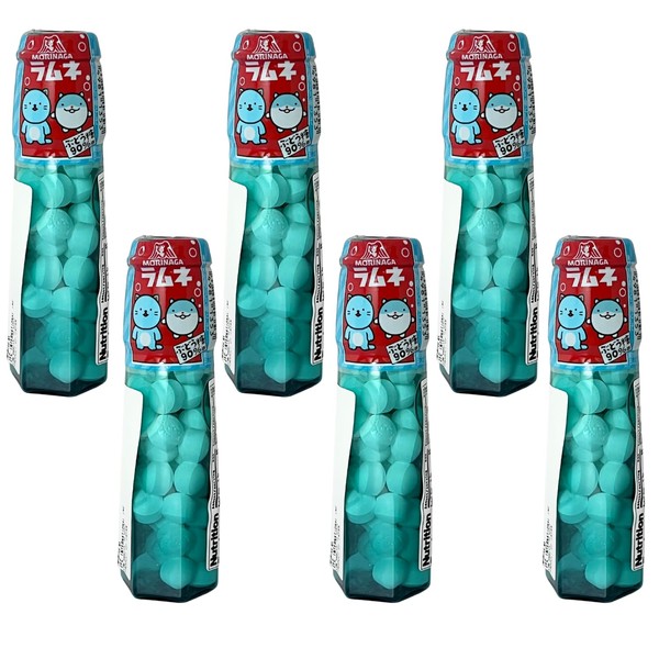 Japanese Ramune Soda Fizzy Candy 1.02oz (6 Pack)