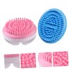 Ipetboom 2pcs Brush Tools Dry Brushing Plastic Massage