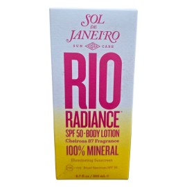 Sol de Janeiro Rio Radiance Body Lotion SPF 50, 200 ML, 6.7 Fl Oz New!