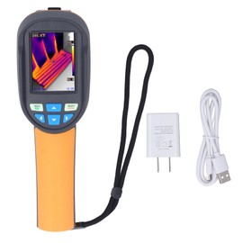 2.8in Infrared Thermal Imaging Camera Handheld Thermal Imager Water Pipe Leaking Detector 120x90 ‑20 to 550℃ US Plug 100‑240V