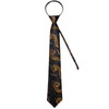 DiBanGu Mens Adjustable Zipper Ties, Woven Paisley Striped Plaid Necktie