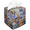 Tissue Box Cover Square Velvet Decorative Tissue Box Holder Cute