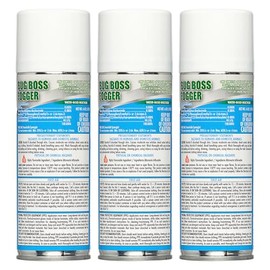 Bug Foggers for Home Indoor & Outdoor Use, Insect Fogger, All Mosquito, Cockroach, Ant, Spider & More, Non-Staining, Water-Base Formula, 6 oz, Pack of 3