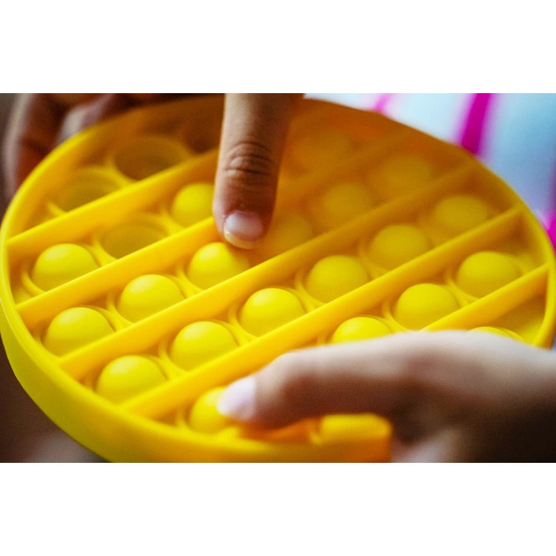 Go Pop! 4573205123806 Squeeze Toy, Push Pop, Japanese Packaging, Yellow
