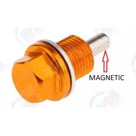 RPM Hard Anodized Gold Aluminum MAGNETIC Oil Drain Plug ADP561GLD for Subaru