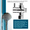 3Way Faucet Diverter Valve Bathroom Shower Parts for Handheld Showerhead