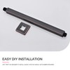 TRUSTMI Bronze Shower Arm with Flange 16 Inch Square Rainfall