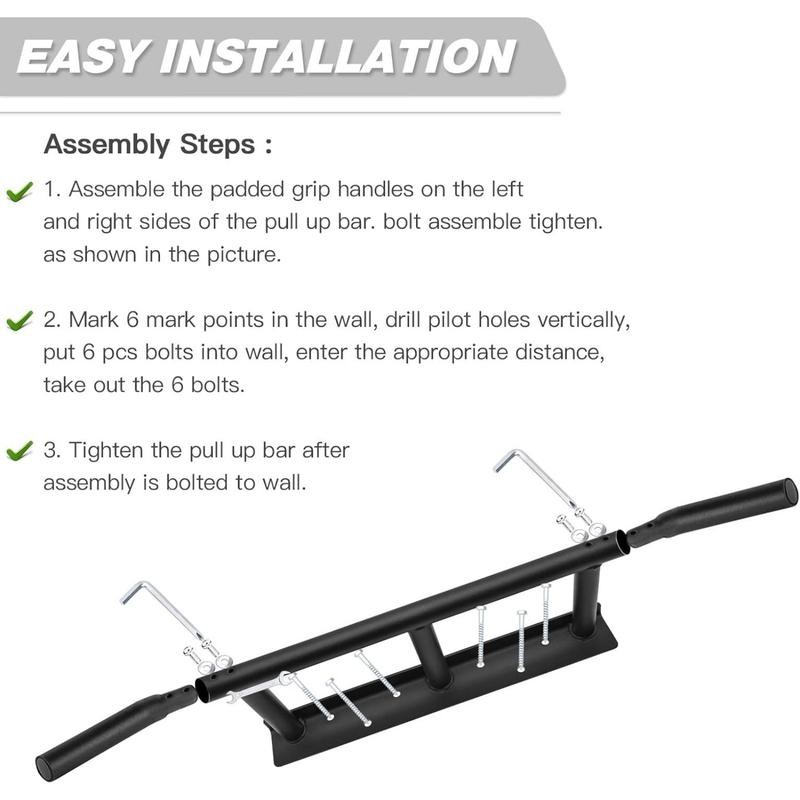 Pull Up Bar, Chin Up Bars Ceiling Mount by Ultimate