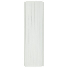NASKA 16789 Baby Rubber 8 Coal, 0.2 inch (6 mm) Width, 2.4 ft (6 m) Roll, White