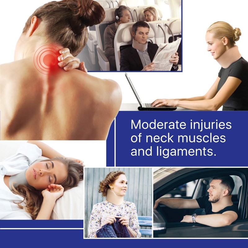 TOROS-GROUP Ergonomic Cervical Collar/Neck Support Brace / 100% - Cotton