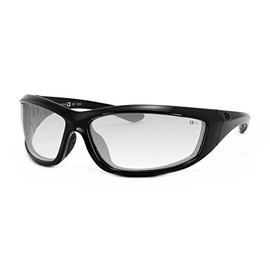 Bobster ® Charger, Gloss Black Frames, Clear Lens