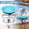 Webuys Heated Bird Baths for Outdoors, 100W Heated Bird Bath