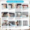 Magnetic RV Window Screen, Max 36 x 56" + Corner