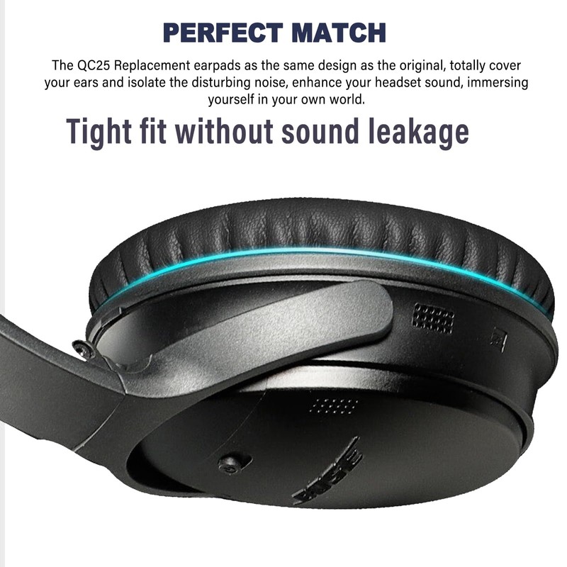 QC25 Ear Pad Cushion Replacement for Bose QC15 / QC25