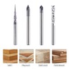 SpeTool Set of 4 Milling Cutter Set 4 mm Shank