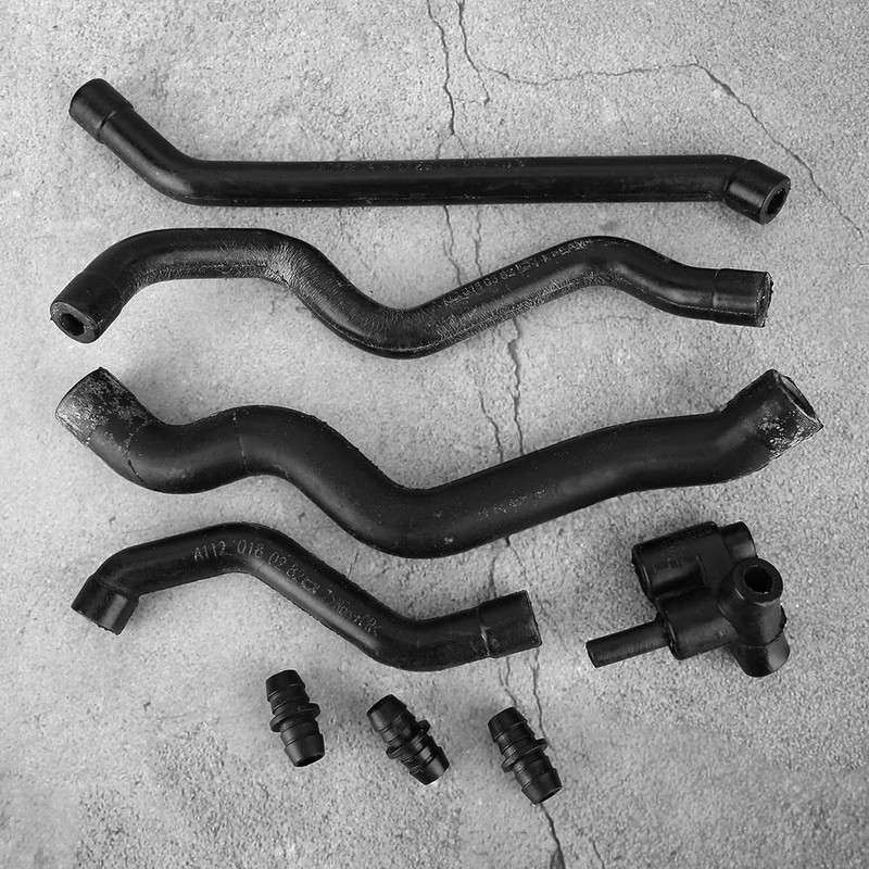 KIMISS Crankcase Bleed Hose 8 Piece Crankcase Bleed Hose Connector