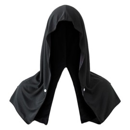 SITEDAN Cooling Towel, Hooded Cool Towel, Black, Cool Cape Sports Towel, Sunshine, Sun Protection, Cool to Touch, Cool, UV Protection, Outdoors, Cooling, Heatstroke Prevention, Instant Cooling, Heat