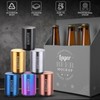 2-Pack Push Down Automatic Magnetic Beer Bottle Opener - Color: