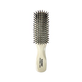 Elegant Anti-Static Ionic Bristles Styler White Hairbrush (Small 6.25" #485)